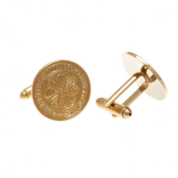 Celtic FC Gold Plated Cufflinks